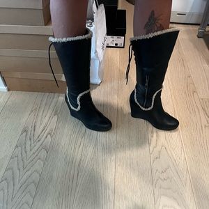 Black Wedge Ugg Boots